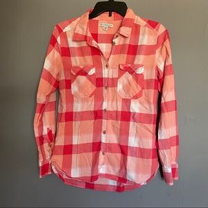 American Eagle Plaid Button Down